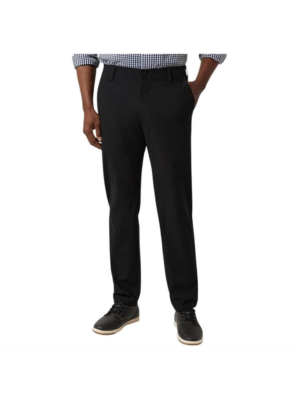 Chaps Men's Black Chinos 38x30 Comfort Stretch